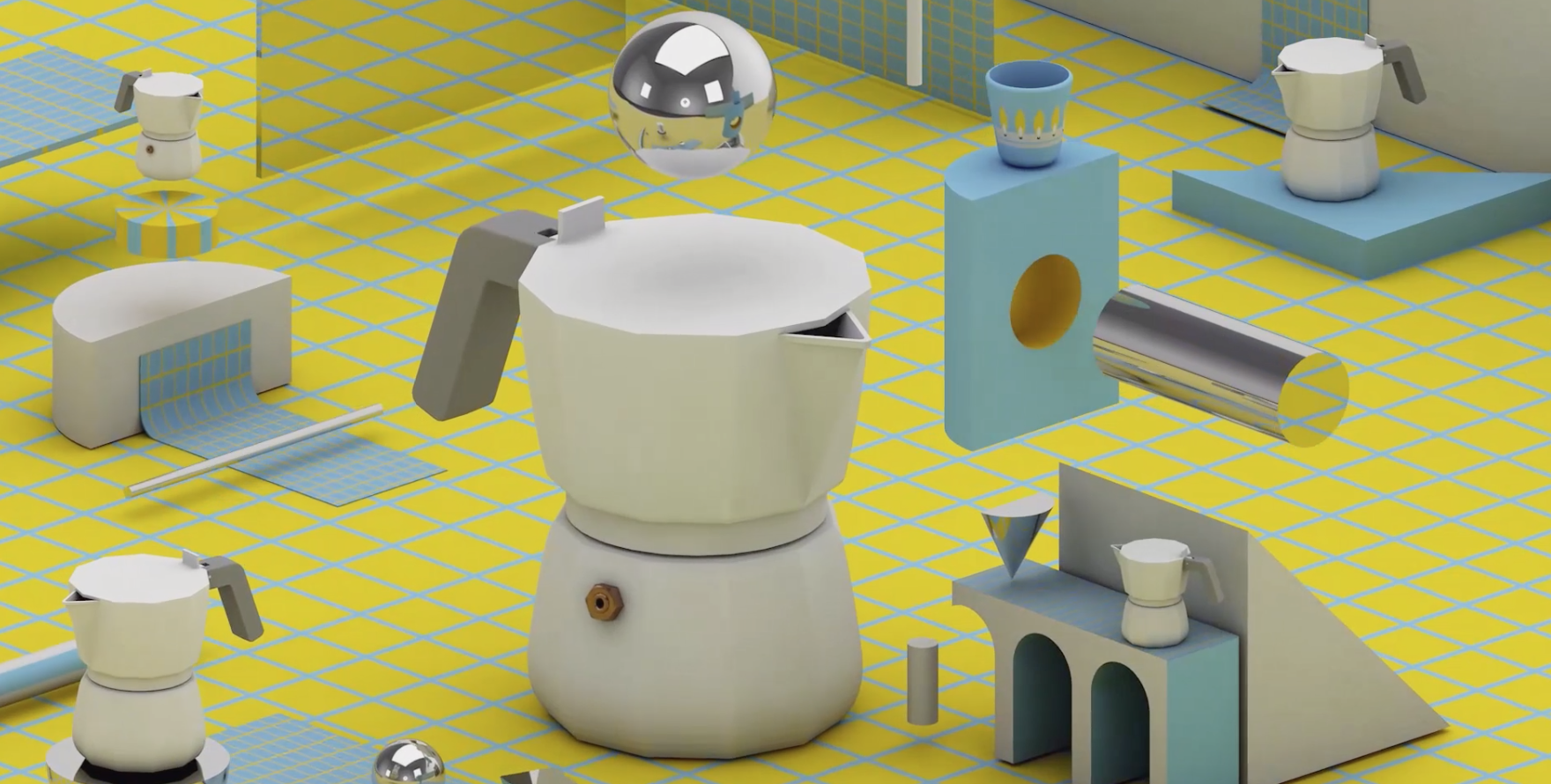 Alessi sceglie le Dictateur Studio dopo un pitch per il lancio della nuova Moka: con una campagna integrata e una mostra-allestimento