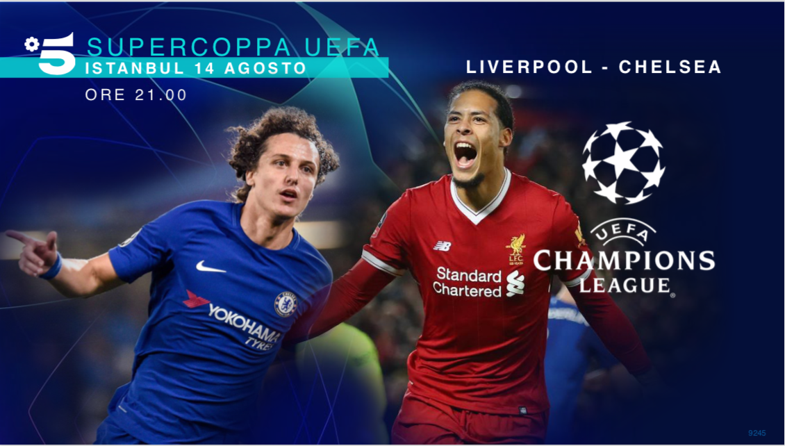 La Champions League di Mediaset: pronta l’offerta commerciale. Si incomincia il 14 agosto con la Supercoppa; dal 18 settembre la fase a gironi