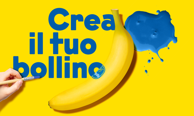 Chiquita lancia concorso per ridisegnare il celebre Bollino Blu