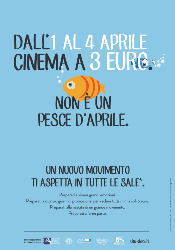 Ninetynine firma la prima campagna del progetto Moviement dedicata ai Cinema Days