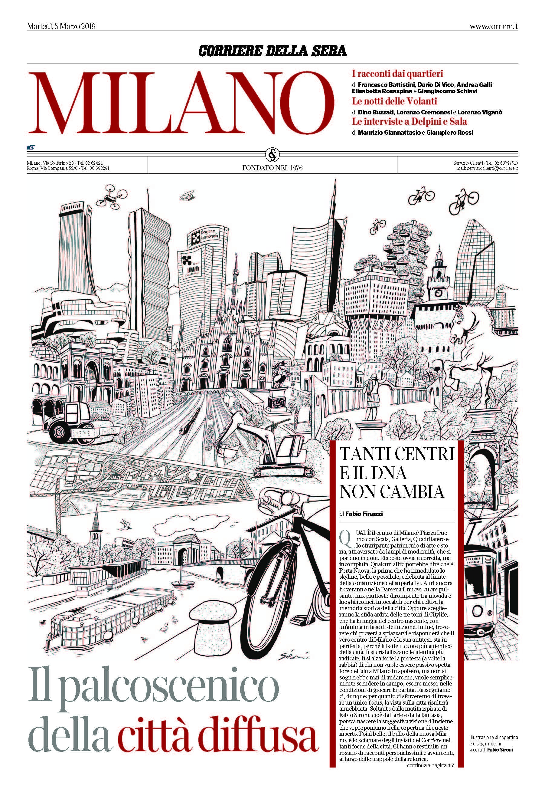 Corriere Milano, da mercoledì 6 marzo in edicola con veste grafica, contenuti e 4 format nuovi