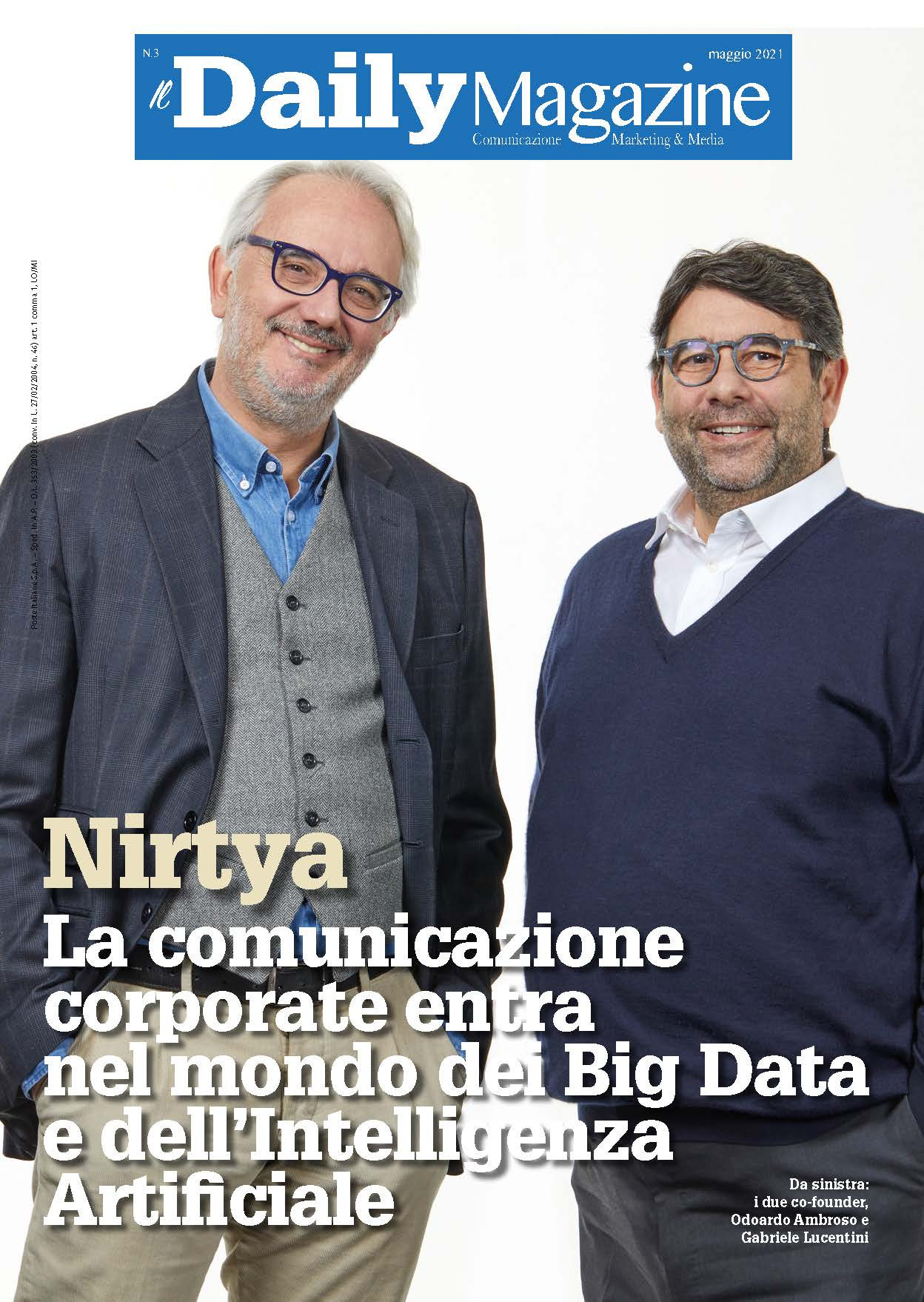 Nirtya La comunicazione corporate entra nel mondo dei Big Data e dell'Intelligenza  Artificiale