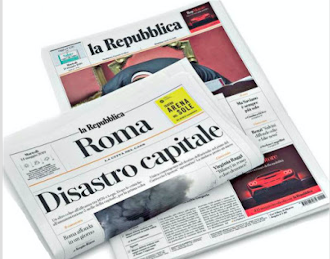 Oggi la nuova Repubblica: anche le pagine locali diventano inserti. Il Corsera “risponde” riproponendo Liberi Tutti al sabato e con Il Corriere della domenica
