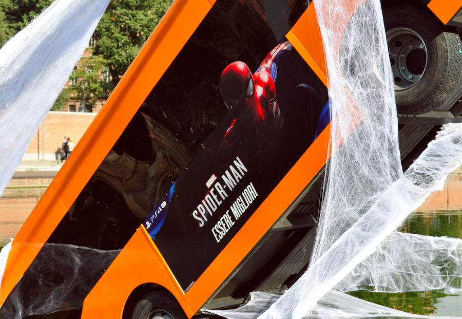 Sony Interactive Entertainment Italia lancia il videogame di Spider-Man con un’installazione a Milano