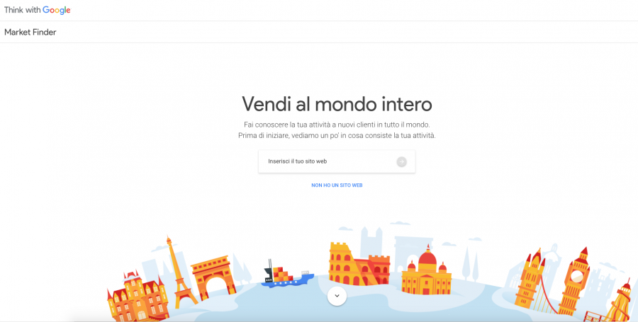 Google rende disponibile in lingua italiana Market Finder