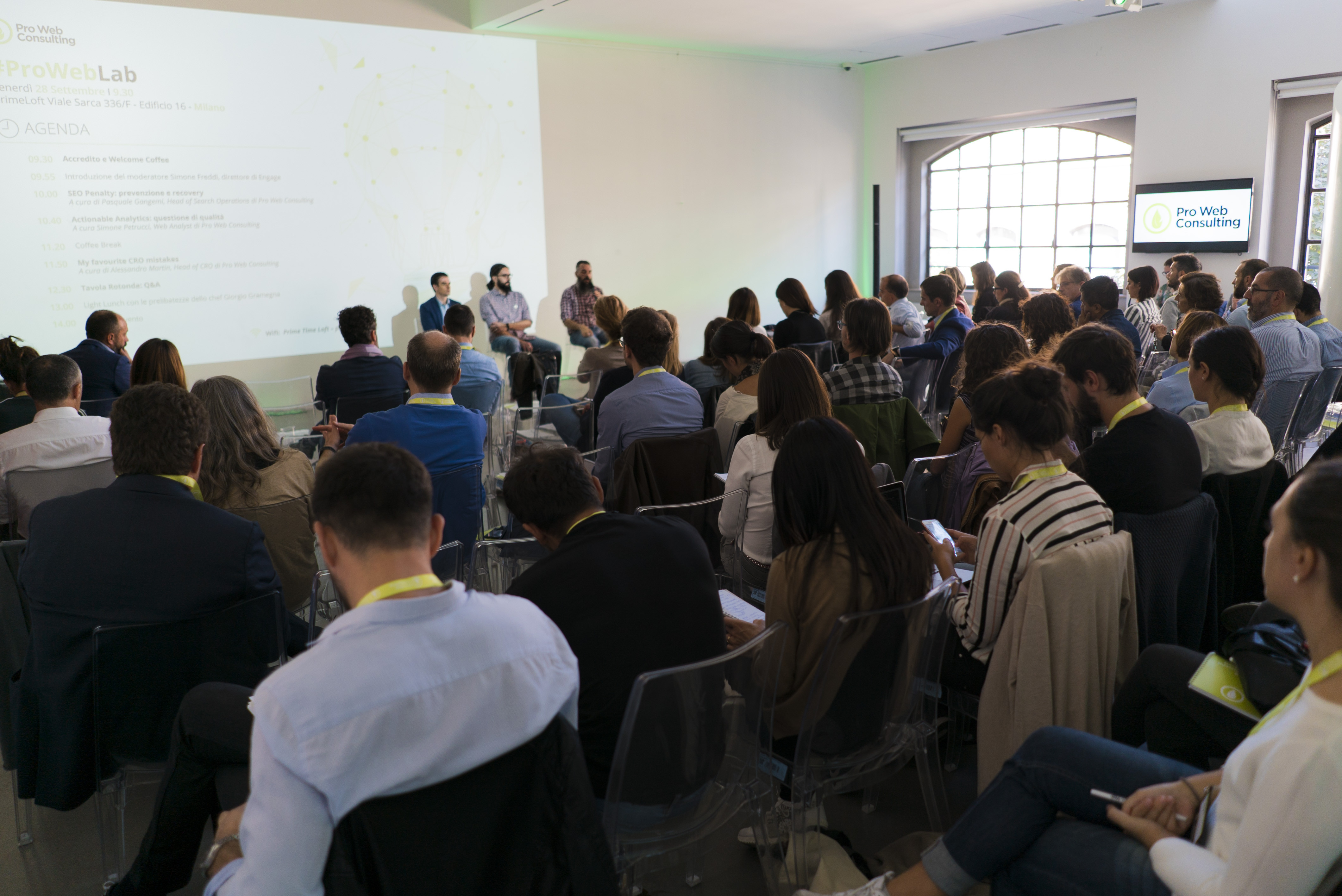 #ProWebLab2018: Pro Web Consulting analizza e discute di SEO, Web Analytics e CRO