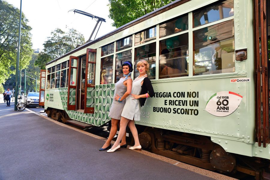 I 60 anni di Gruppo Pam viaggiano sul tram con IGPDecaux