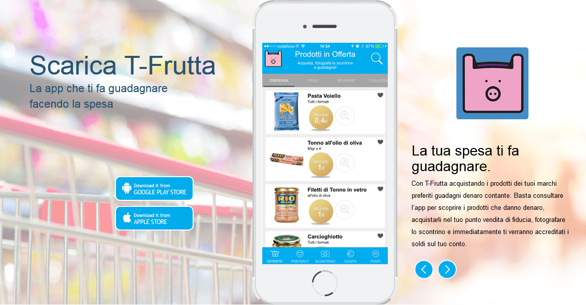 SIA nel couponing digitale con l’app T-Frutta