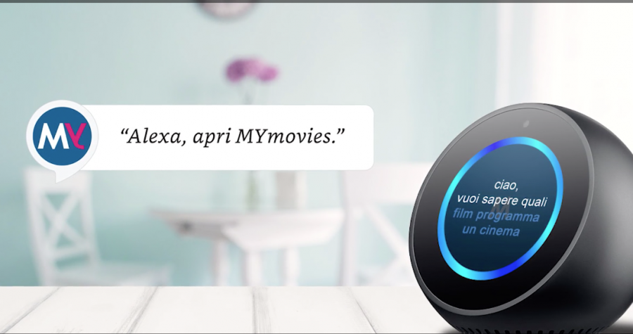 MYmovies lancia la prima Skill italiana di Amazon Alexa dedicata al cinema
