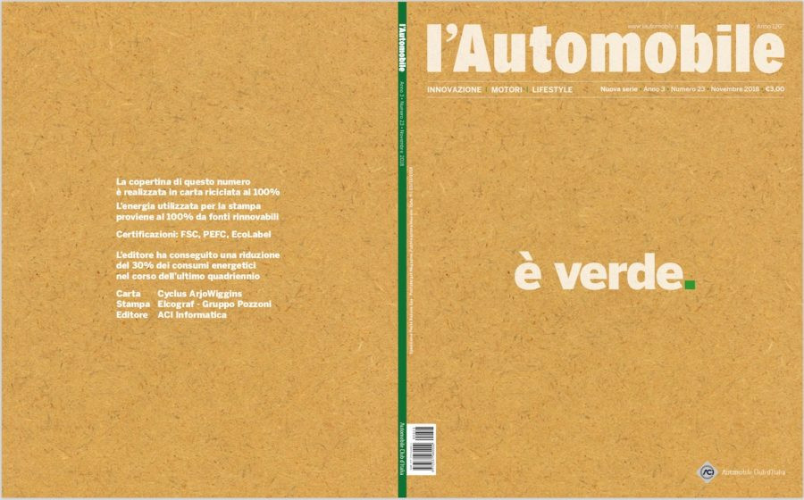 ACI, 180mila copie di tiratura per il numero “green” del mensile l’Automobile