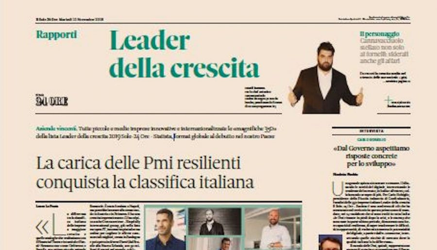 Arriva domani anche in Italia con Il Sole 24 Ore il ranking “Leader Della Crescita” di Statista