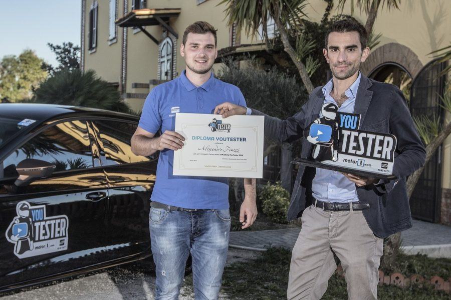 Motor1.com: YouTester chiude con grandi numeri, vince Alessandro Fiuzzi