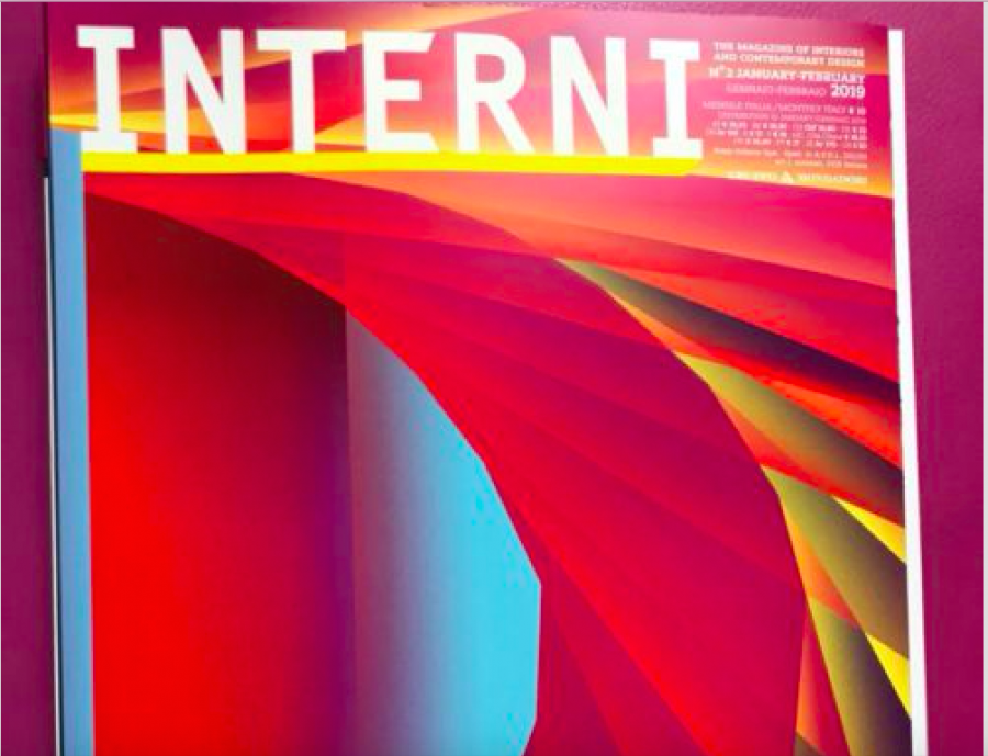 Per il numero dedicato al Millennial Design Lorenzo Marini cura la copertina di Interni