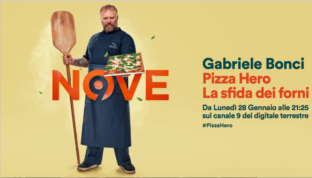 “Pizza Hero – La Sfida Dei Forni” arriva sul NOVE: campagna multimedia pianificata da Media Club