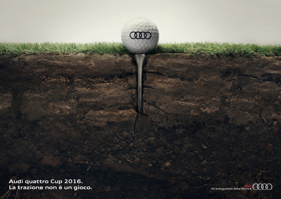 Audi e il golf, con Verba e Audi quattro Cup