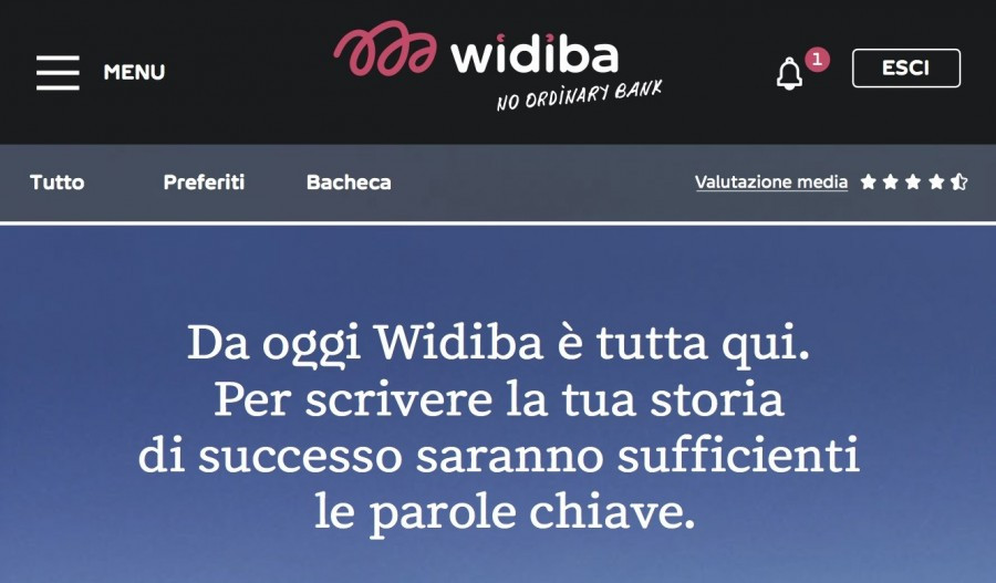 Widiba lancia un nuovo paradigma di relazione con i clienti