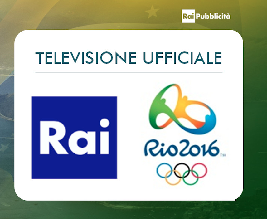 La Rai Official Broadcaster delle Olimpiadi di Rio de Janeiro