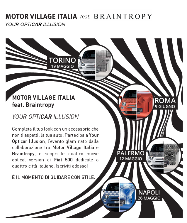 Braintropy presenta il progetto Your OptiCar Illusion
