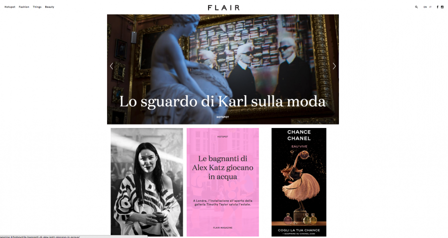 Flair va online: nasce il sito web flairmagazine.it
