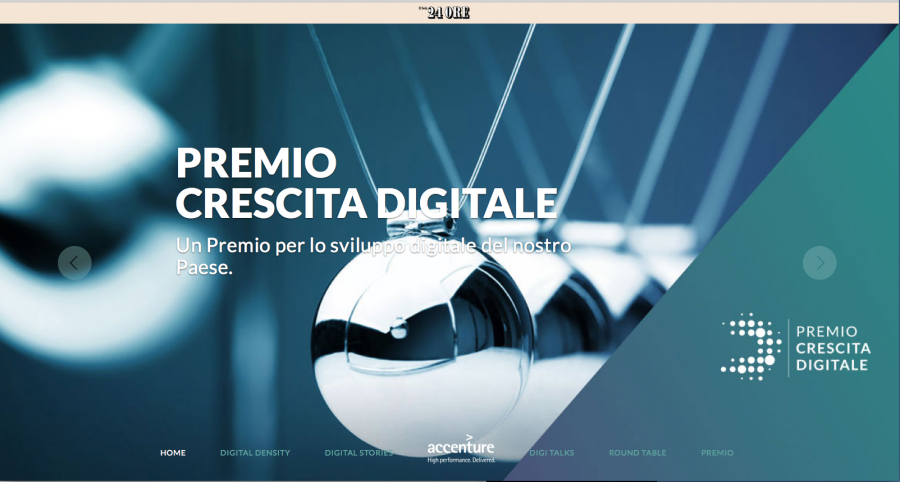 Premio Crescita Digitale di Accenture e Gruppo  24 Ore
