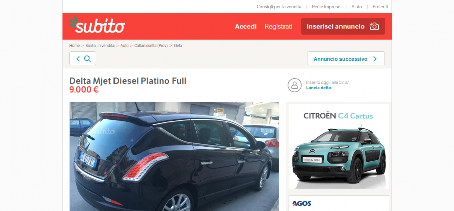 Citroën viaggia con Subito alla ricerca di un pubblico
