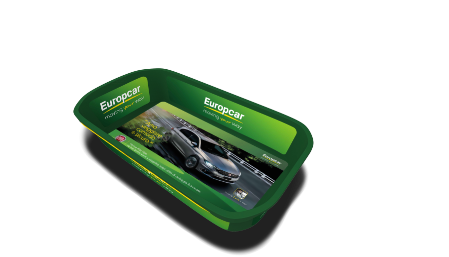 Europcar: One.Tray firma la campagna unconventional a Linate