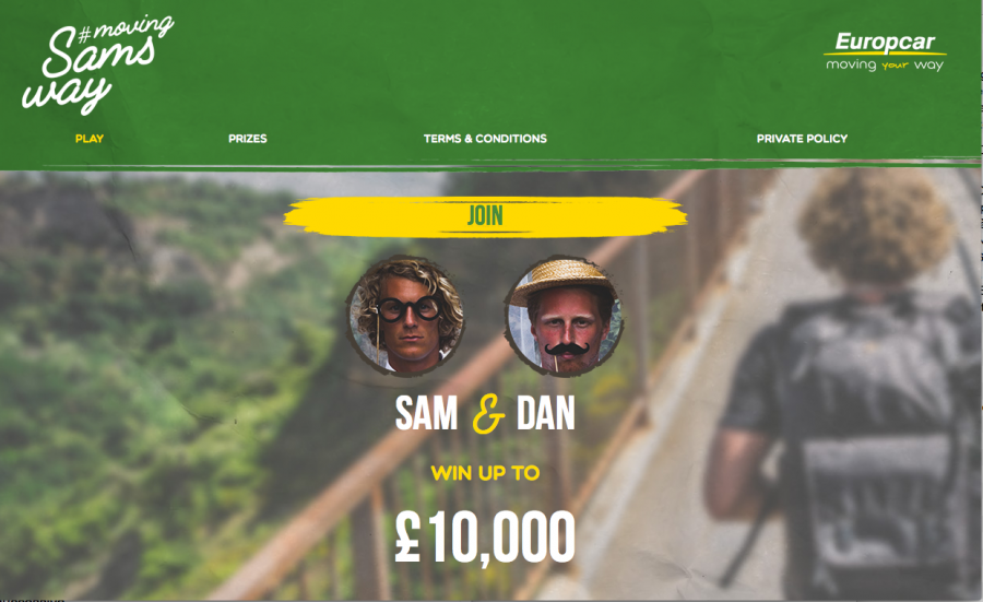 Europcar lancia il contest internazionale Moving Sam’s Way