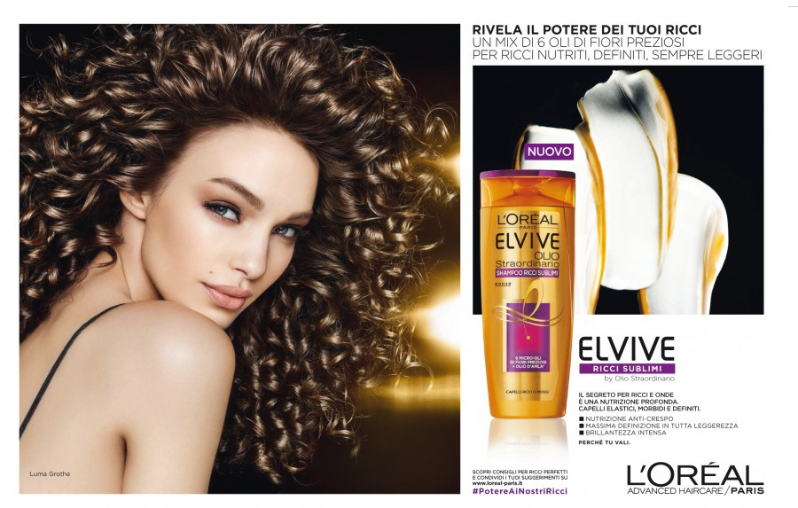 McCann Milano porta la linea Elvive Ricci Sublimi