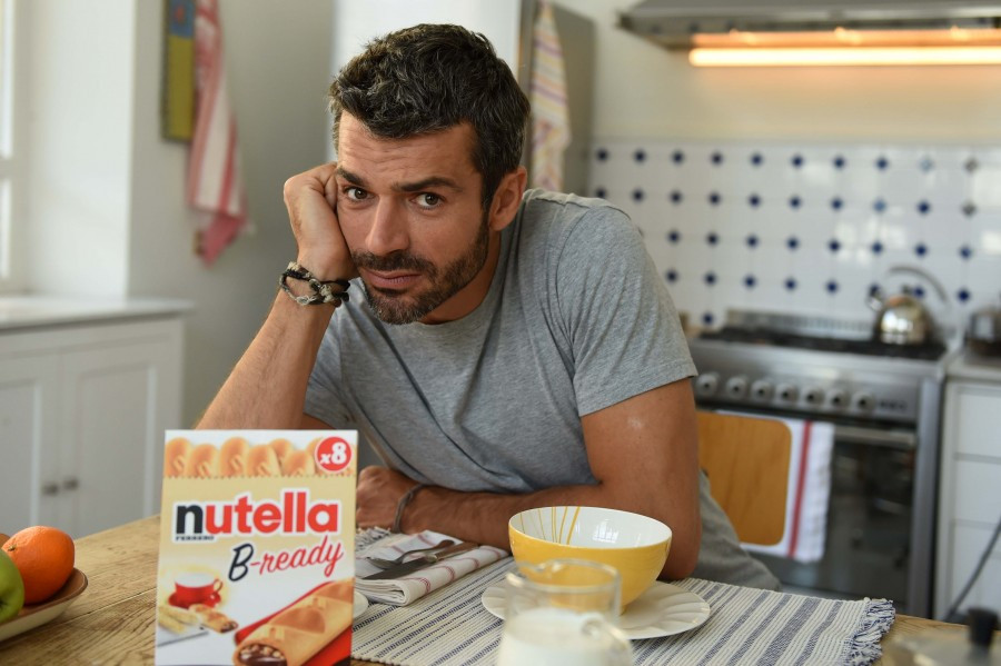 L’entusiasmo di Luca Argentero nelle mattine condite da Nutella B-ready