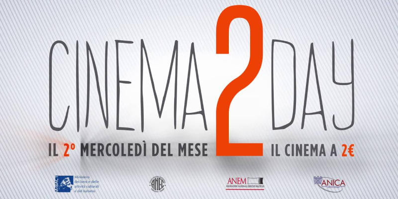 I Cinema2Day: arriva  la rivoluzione del cinema a 2 euro, fino a febbraio