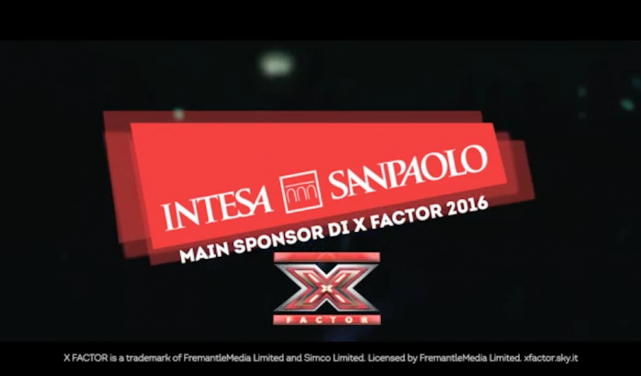 stv DDB “racconta” Intesa Sanpaolo sponsor di X Factor 2016. L’on air da oggi