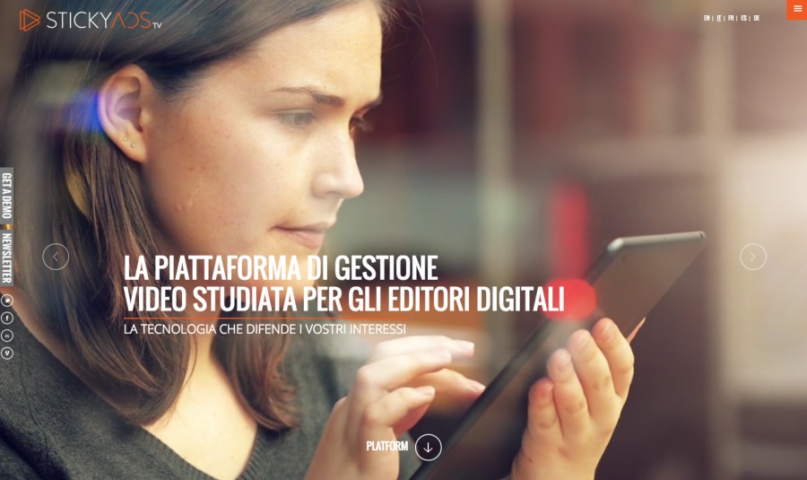 RCS MediaGroup vende l’inventory video anche in programmatic con StickyADS.tv