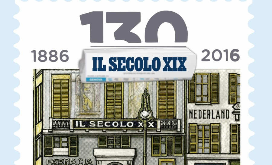 Il Secolo XIX: un francobollo da 95 centesimi per celebrare i 130 anni