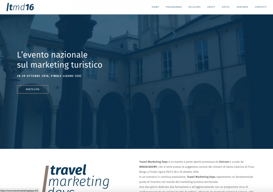 Unicom a Finalborgo con la prima edizione dei Travel Marketing Days