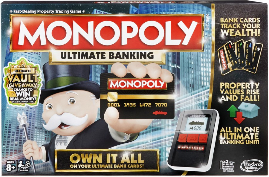 Hasbro Gaming lancia con Doing il nuovo Monopoly Ultimate Banking