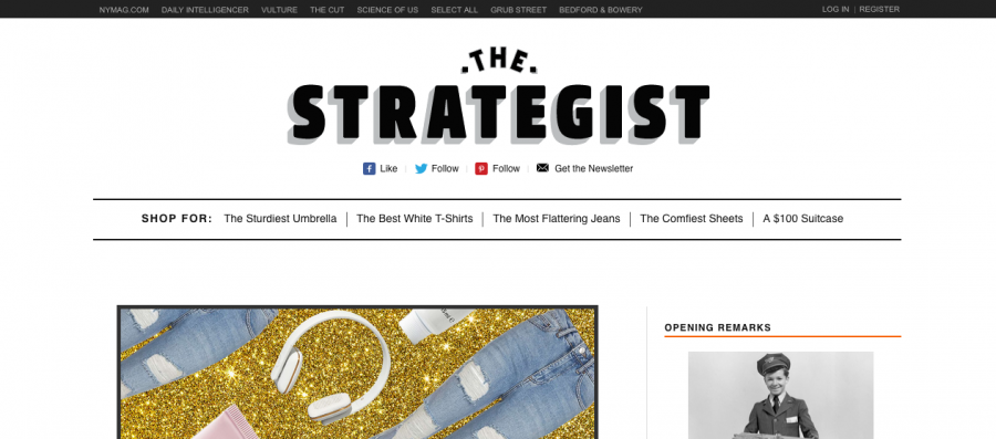 Il New York Magazine trasforma la sua sezione The Strategist in un sito