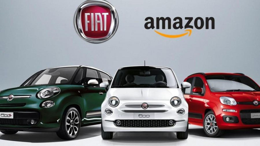 FCA e Amazon.it, da oggi  le vetture Fiat si comprano anche sul portale ecommerce