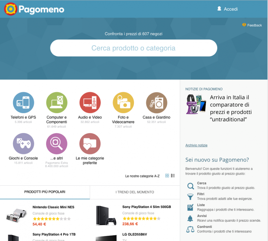 Schibsted Media Group lancia Pagomeno in Italia per uno shopping inedito
