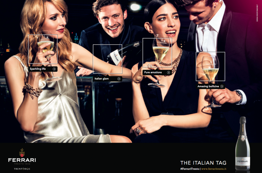 Armando Testa firma “The Italian Tag” per il cliente Cantine Ferrari Trento