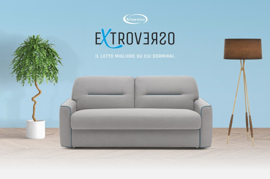 PubliOne affianca Vitarelax  per il lancio del divano letto Extroverso