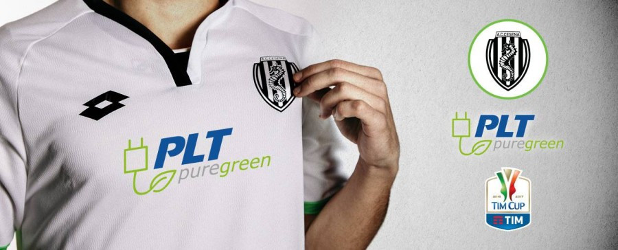 Cesena Calcio: PLT puregreen sponsor di maglia per la TIM CUP