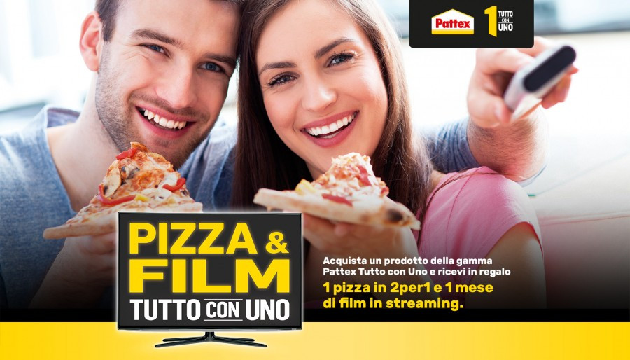 TLC Marketing insieme a Pattex (Henkel) per “Pizza & Film Tutto con Uno”