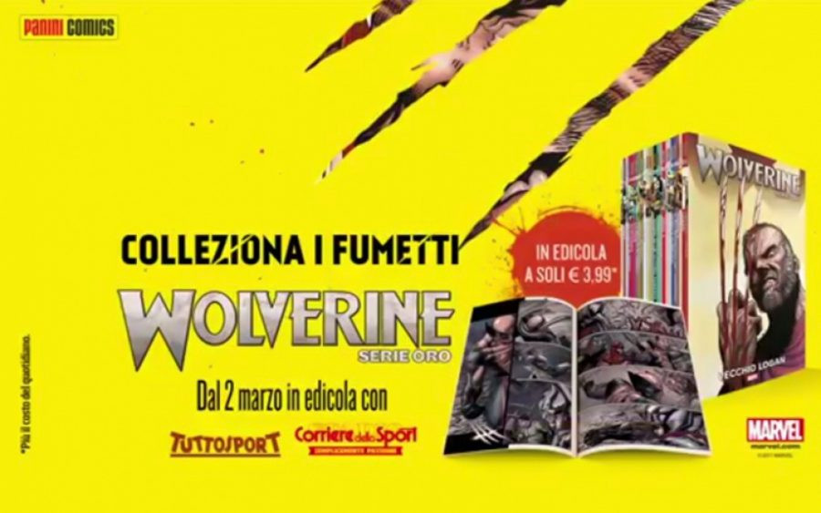 Il Corriere dello Sport-Stadio e Tuttosport portano in edicola i fumetti Wolverine Serie Oro