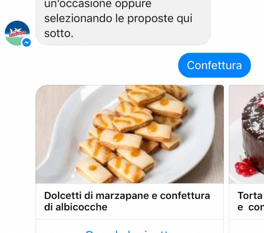 Paneangeli realizza il primo chatbot italiano dedicato a nuove ricette dolci e salate