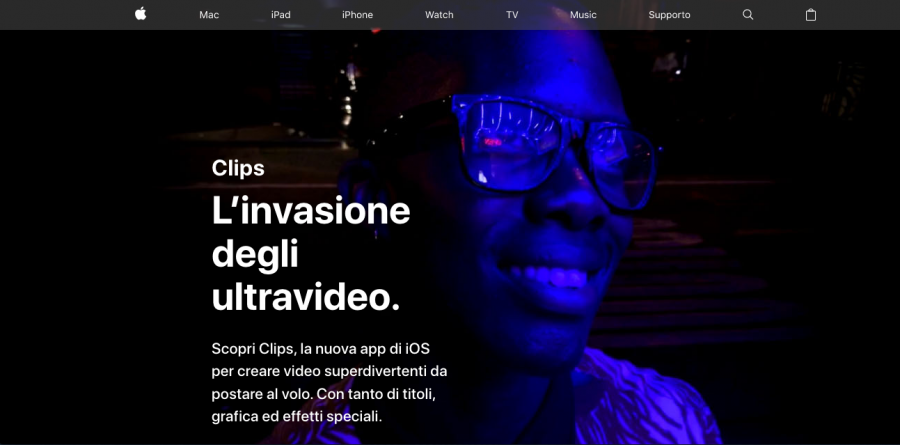 Apple presenta Clips, applicazione per creare video su iOS