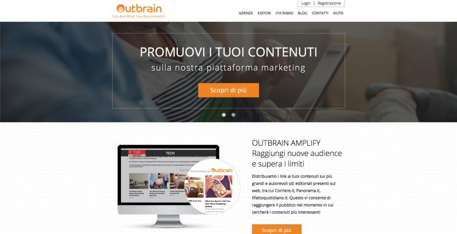 Outbrain lancia anche in Italia Automatic Yield, soluzione per gli editori