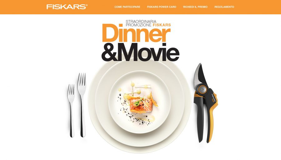 “Dinner&Movie”: è live la nuova operazione a premi di Fiskars, firmata TLC Marketing