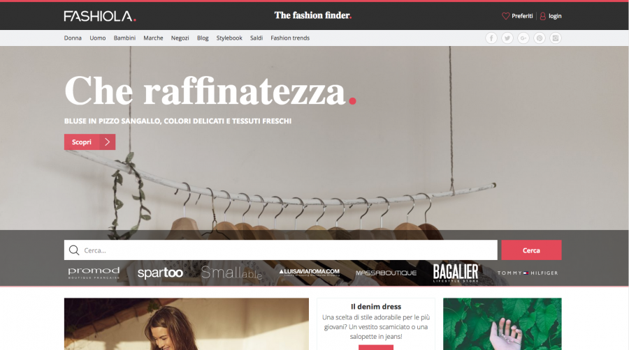 Nasce Fashiola.it, il motore  di ricerca della moda online