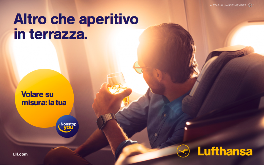 Lufthansa “ti fa rilassare” nella nuova campagna realizzata da Kolle Rebbe e da Mindshare