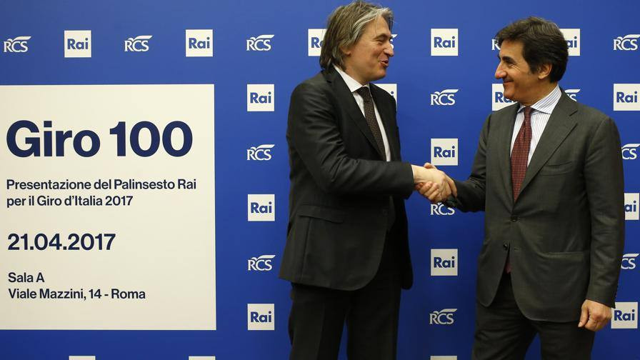RCS MediaGroup: dalla Rai 25 milioni in due anni per il Giro d’Italia, e anche l’opzione per un altro biennio